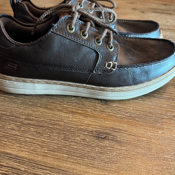 Skechers Men's Heston SN 65875 Chukka Casual Sneaker Brown Leather US 8 - Picture 7 of 15